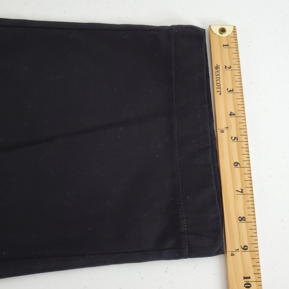 NEW Black Mid-Rise Capri Pants Size 20 TALL Easy Fit Pockets Stretch Soft Cotton - Picture 10 of 15
